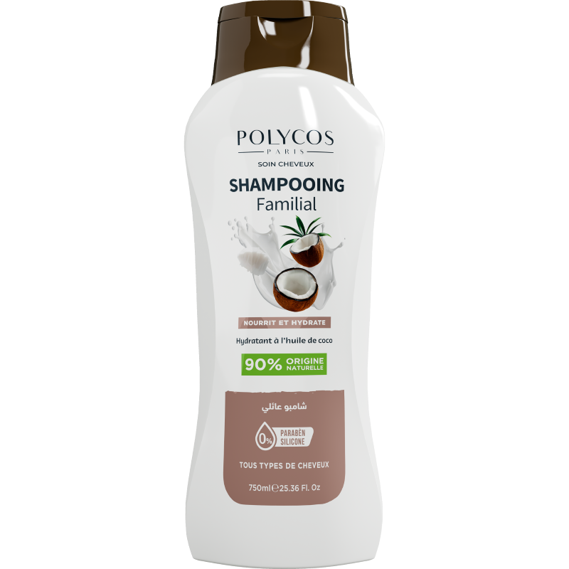 SHAMPOOING FAMILIAL À L'HUILE DE COCO
