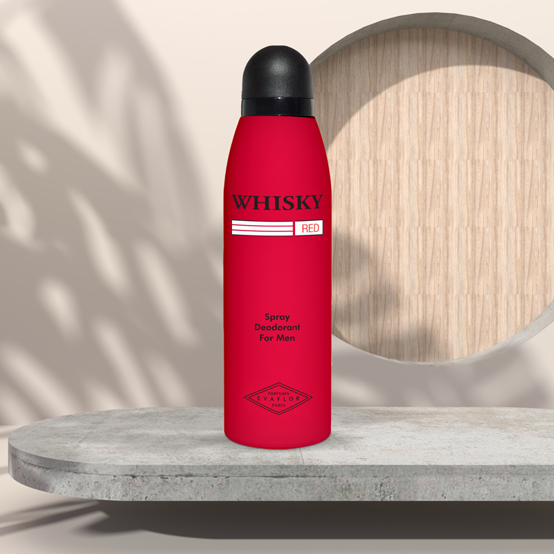 DÉODORANT WHISKY MEN RED